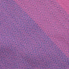 Hand woven cotton Azuma bag (L) - violet & pink, detail