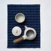 Katsufumi Baba, Japanese teapot in "Kohiki" matt finish with wood handle & cup