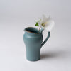 Pitcher in turquoise blue glaze