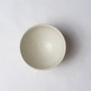 Yuko Matsuzuka, Round bowl in cream glaze flecked with ochre