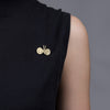 Mariko Kitano, Pin badge in brass featuring a Striped Butterfly