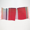 Scarf "Roots Shawl" in wool & cotton - red & purple, flat 1