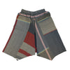"Only One" Tarun pants (divided skirt) short in wool & cotton - red & blue, normal 2