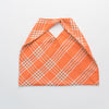 Hand woven cotton Azuma bag (S) - orange