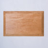 Rectangular plate large - cherry wood, handcrafted, rippled surface