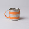 Yoshimitsu Nakasono, Mug with silver & orange stripes