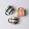 Yoshimitsu Nakasono, Mug with silver & orange stripes