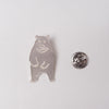 Mariko Kitano, Pin badge in solid silver featuring a bear
