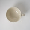 Mug in white glaze