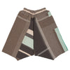 "Only One" Tarun pants (divided skirt) short in wool & cotton - green & brown, normal 1