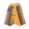 "Only One" Tarun pants (divided skirt) long in wool & cotton - orange & brown, normal 1 