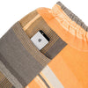 "Only One" Tarun pants (divided skirt) long in wool & cotton - orange & brown, pocket 1