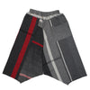 "Only One" Tarun pants (divided skirt) long in wool & cotton - red & black, normal 1